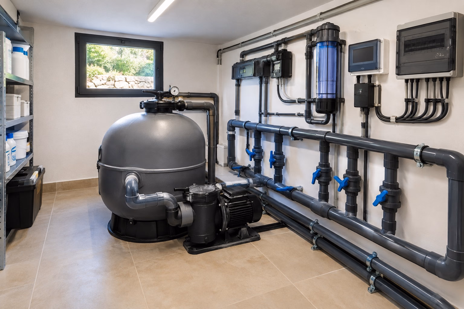 Hivernage de piscine — intervention de Provence Aqua Services